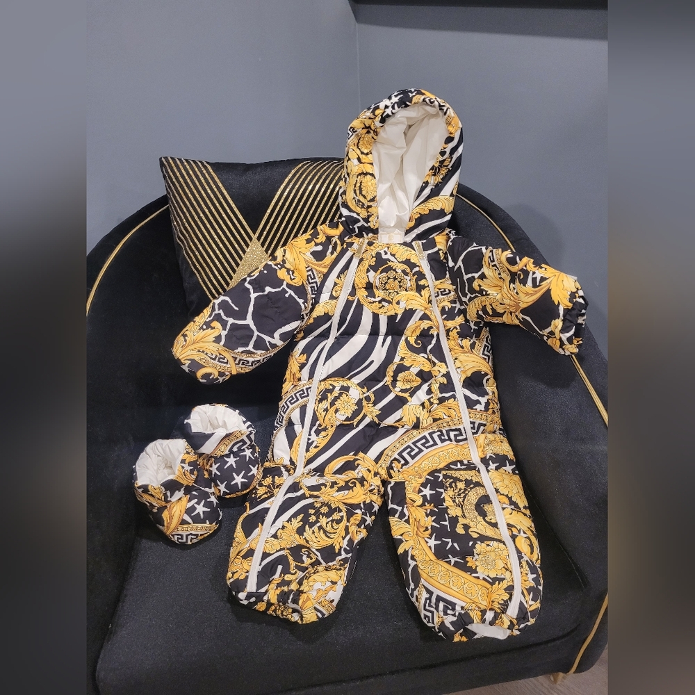 Versace Baby One Piece Puffer Snowsuit